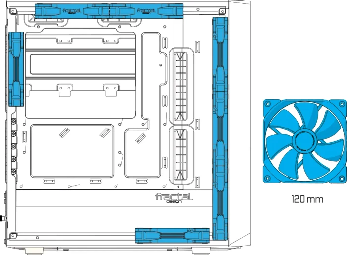 Fractal Design Meshify C Mini, Glasfenster