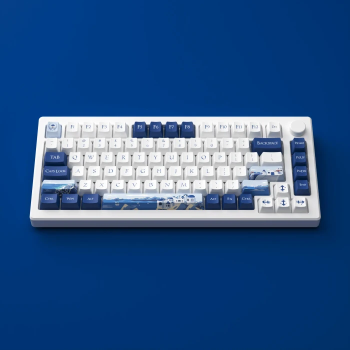 Akko MOD 007B HE PC, Santorini, LEDs RGB, hot-swap, Sakura Pink Magnetic, USB/Bluetooth, US