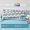 Epomaker x Aula F75, Sea Salt Blue, LEDs RGB, hot-swap, LEOBOG Graywood V3, USB/Bluetooth, US Vorschaubild