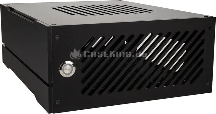Lazer3D HT5 Stealth, schwarz, Acrylfenster, Mini-ITX