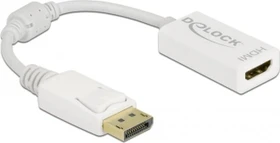 DeLOCK DisplayPort 1.1/HDMI Adapterkabel weiß, 0.15m