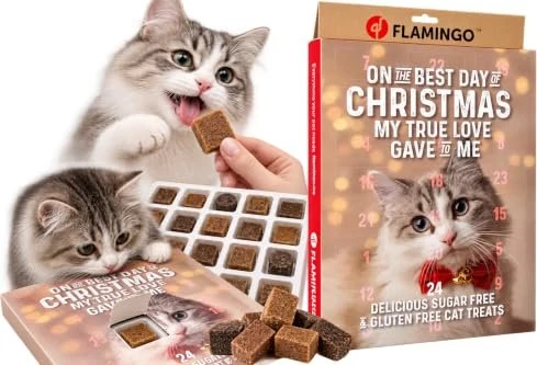 Flamingo Leckerli-Adventskalender 2025 für Hunde