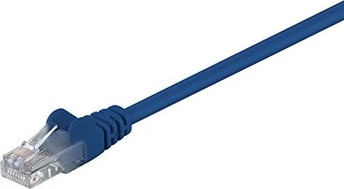 goobay Patchkabel, Cat6, U/UTP, RJ-45/RJ-45, 3m, blau