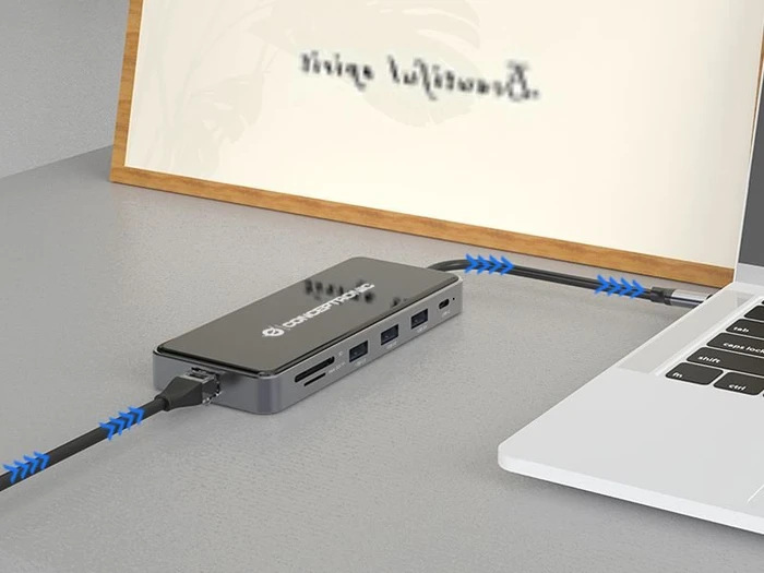 Conceptronic DONN15G 12-in-1 Dockingstation, USB-C 3.0 [Stecker]