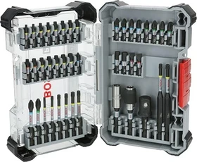 Bosch Professional PRO Impact Bitset/Steckschlüsselsatz inkl. Werkzeugbox, 41-tlg.