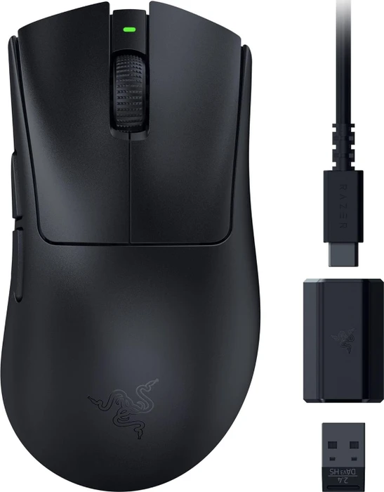 Razer DeathAdder V3 HyperSpeed schwarz Soft-Touch, USB