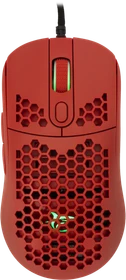 White Shark Galahad White Gaming Mouse, rot, USB