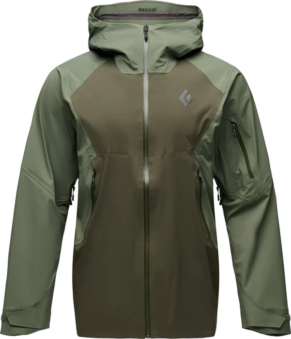 Black Diamond Recon LT Stretch Shell Skijacke tundra/dark moss (Herren)