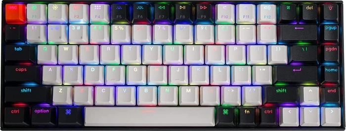 Keychron K2 V2, LEDs RGB, hot-swap, Gateron BLUE, USB/Bluetooth, US