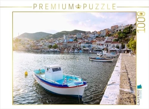Calvendo Abendstimmung im Hafen von Pythagorion auf Samos
