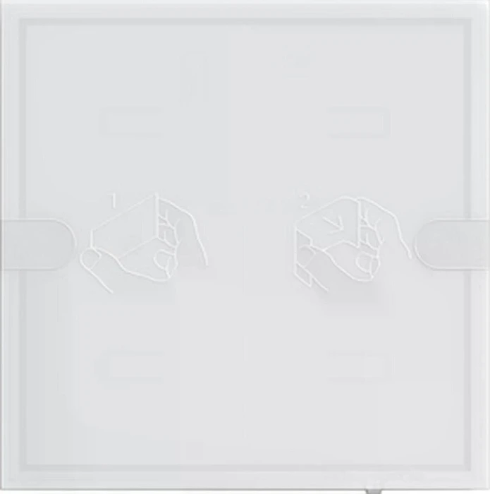 Gira KNX Tastsensor 4 Komfort 1-fach weiß