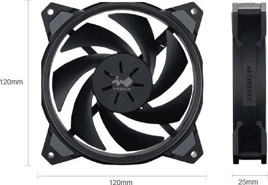 In Win Sirius Loop ASL120, LED-Steuerung, 120mm, 3er-Pack