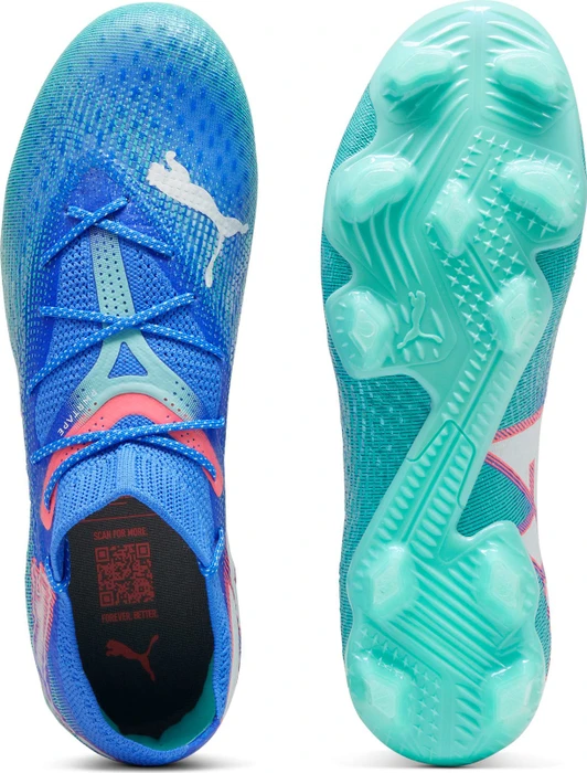 Puma Future 7 Ultimate Low FG/AG bluemazing/puma white/electric peppermint