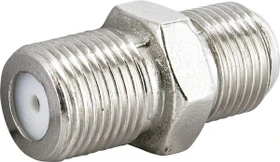Schwaiger F-Doppelbuchse silber