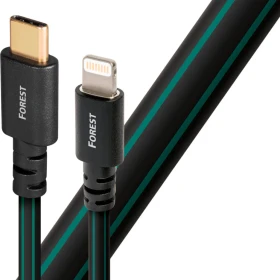 Audioquest Forest USB-A/Lightning Kabel, 1.5m grün