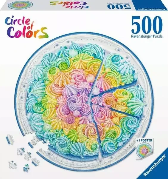 Ravensburger Puzzle Circle of Colors Rainbow Cake