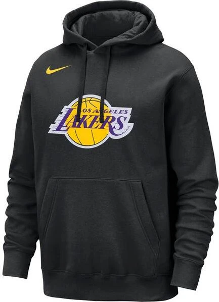 Nike Los Angeles Lakers Club NBA Hoodie schwarz