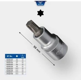 Brilliant Tools RIBE Steckschlüssel 1/2", M9x55mm