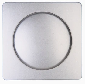 Kopp HK05 Dimmer-Abdeckung für Druck-Wechseldimmer, silber