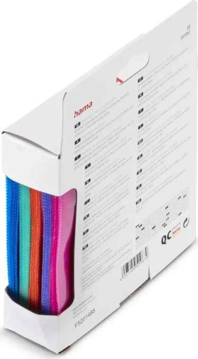 Hama CD-/DVD-Schutzhüllen, mehrfarbig, 50 Stück