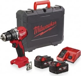 Milwaukee M18 BLPDRC-422C Akku-Schlagbohrschrauber inkl. Koffer + 2 Akkus 2.0/4.0Ah
