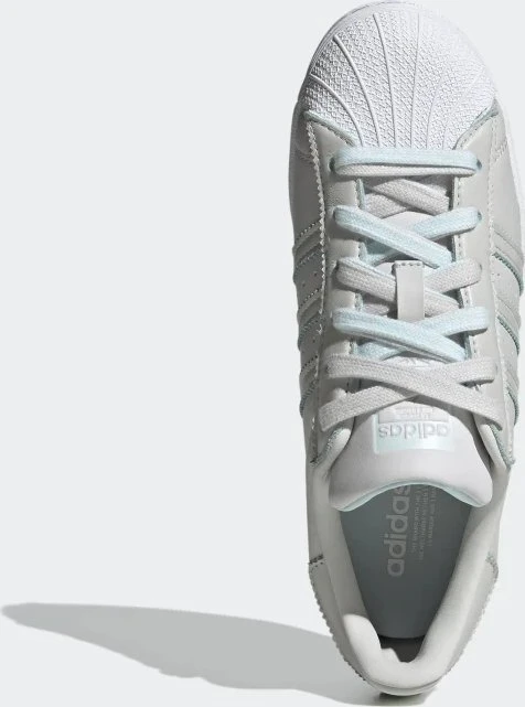 adidas Superstar grey one/almost blue/gold metallic (Damen)