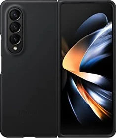 Samsung Leather Cover für Galaxy Z Fold 4 schwarz