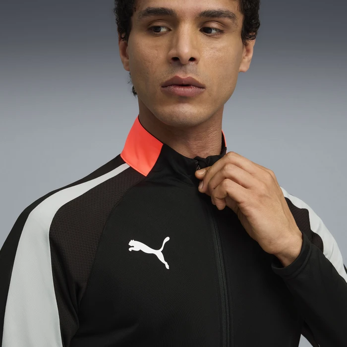 Puma individualLIGA Trainingsanzug puma black/puma white/flat light gray (Herren)