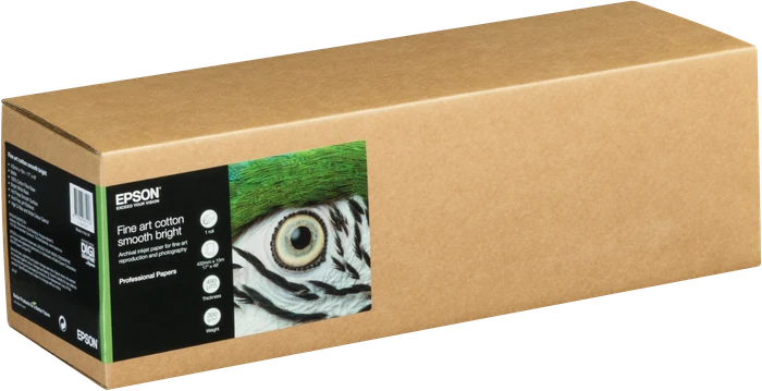 Epson S450270 FineArt Cotton Smooth Bright Fotopapier, 17", 300g/m², 15m