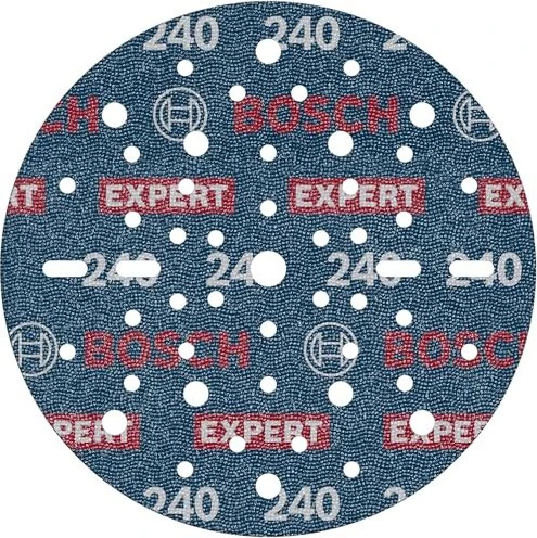 Bosch Professional EXPERT O780 Folienschleifblatt K240, 150mm, 50 Stück