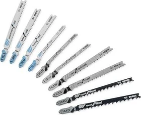 Bosch Professional Basic for Wood and Metal Stichsägeblatt-Set, 10-tlg.