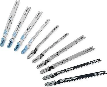 Bosch Professional Basic for Wood and Metal Stichsägeblatt-Set, 10-tlg.