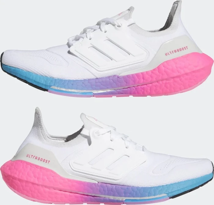 adidas Ultraboost 22 cloud white/team shock pink (Damen)