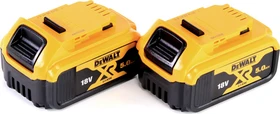 DeWalt DCB184 XR Werkzeug-Akku 18V, 5.0Ah, Li-Ionen, 2 Akkus [10.0Ah] [180Wh]