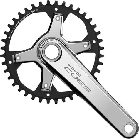 Shimano CUES FC-U6030-1 42 Zähne Kurbelgarnitur 175mm polished silver