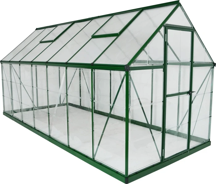 Palram Hybrid 6X14 Gewächshaus grün
