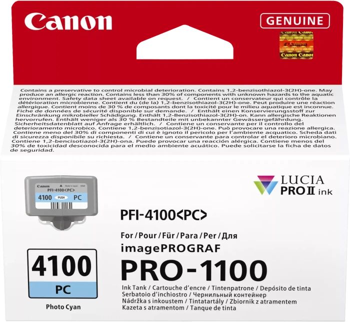 Canon Tinte PFI-4100PC cyan photo