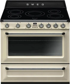Smeg Victoria TR90IP2 Gasherd mit Induktionskochfeld