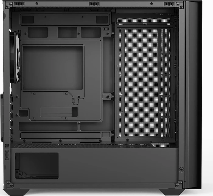 AeroCool D302A Black, inkl. 4x Lüfter, Glasfenster