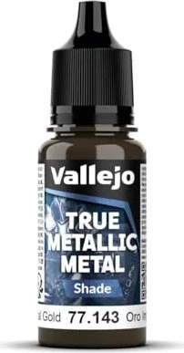 Vallejo True Metallic Metal Shade imperial gold, 18ml