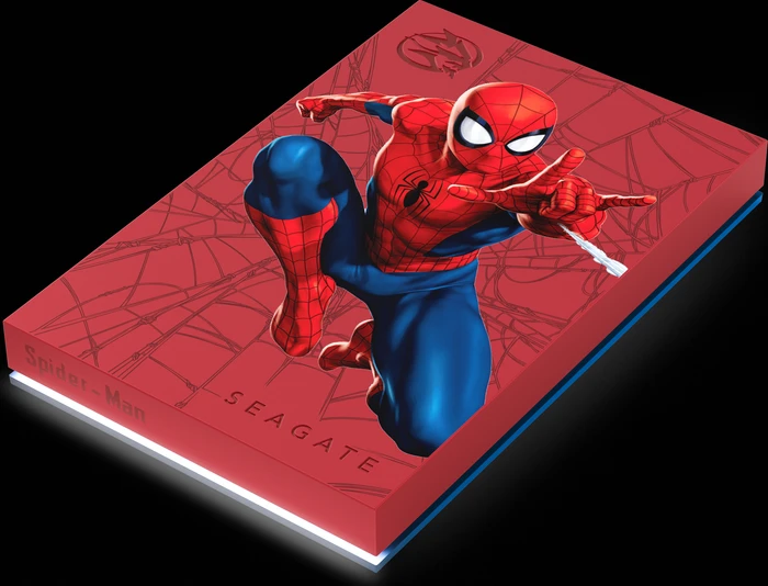 Seagate FireCuda Gaming HDD - Spider-Man Special Edition, 2TB, +Rescue, USB 3.0 Micro-B