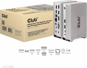 Club 3D Triple Display Smart PD Ladestation, USB-C 3.2 [Buchse] (CSV-1568)
