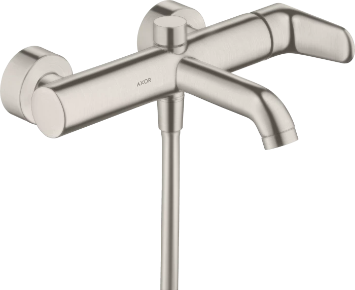 Hansgrohe Citterio M Einhebel-Wannenmischer Aufputz edelstahloptik