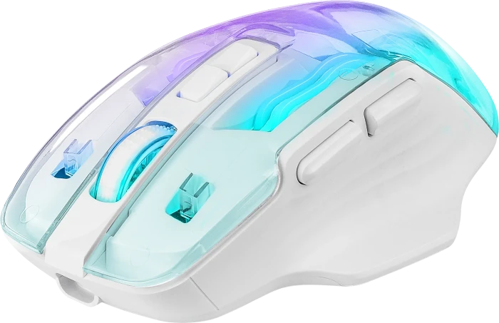 Defender Astro Elite GM-056 Wireless Gaming Mouse transparent/weiß, USB