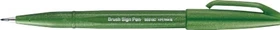 Pentel Brush Sign Pen SES15C olivgrün, 10er-Pack