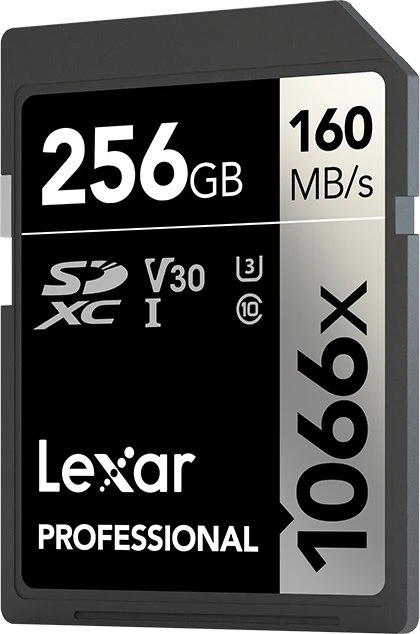 Lexar Professional 1066x Silver Series R160/W120 256GB, UHS-I U3, Class 10