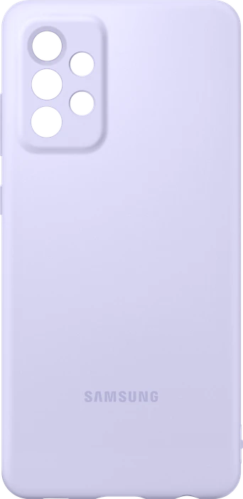 Samsung Silicone Cover für Galaxy A72 violett