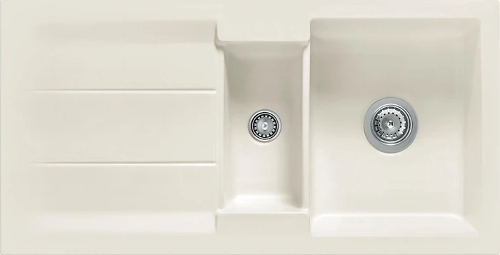 systemceram Genea 100 F Einbau Becken reversibel jasmin