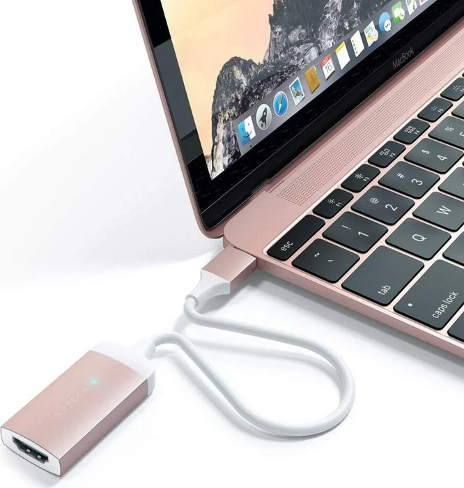 Satechi 4K 60Hz USB-C auf HDMI Adapter, rose gold