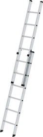 Günzburger Steigtechnik Alu 2-tlg. Schiebeleiter ohne Traverse, 2x 10 Stufen